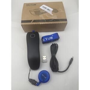 NETUM QR Code Scanner Mini Barcode Scanner - Bluetooth Compatible, Portable USB